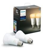SET 2 KIT smart LED Philips, soclu E27, putere 8.5W, forma clasic, lumina toate nuantele de alb, alimentare 220 - 240 V, 