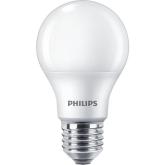 4 Becuri LED Philips A60, E27, 8W (60W), 806 lm, lumina neutra (4000K), mat
