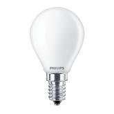 Bec LED Philips Classic P45, EyeComfort, E14, 4.3W (40W), 470 lm, lumina calda (2700K), mat