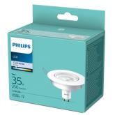 Bec LED spot Philips, GU10, 3W (35W), 250 lm, lumina neutra (4000K), 9cm, Alb