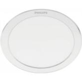 Spot LED incastrat Philips Diamond Cut DL251, 13W, 1000 lm, lumina calda(3000K), IP20, 14cm, Alb