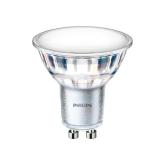 Bec LED Philips Classic, EyeComfort, GU10, 4.9W (65W), 550 lm, lumina calda (3000K)