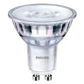 Bec LED Philips Classic, EyeComfort, GU10, 4.9W (65W), 460 lm, lumina calda (3000K)