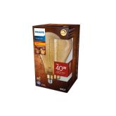 Bec LED vintage (decorativ) Philips Classic Gold Giant A160, EyeComfort, E27, 7W (40W), 470 lm, lumina calda (1800K), dimabil, cu fillament, 29.3x16.2cm
