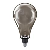 Bec LED vintage (decorativ) Philips Giant A160, EyeComfort, E27, 6.5W (20W), 200 lm, lumina calda (1800K), dimabil, Fumuriu, 29.3x16.2 cm