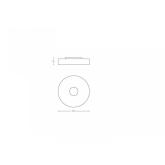 Plafoniera LED Philips Hue Fair, Bluetooth, 25W, 2900 lm, lumina alba (2200-6500K), IP20, 44.4cm, Metal, Alb, Intrerupator cu variator inclus