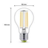 Bec LED Philips Classic A60, Ultra Efficient Light, E27, 2.3W (40W), 485 lm, lumina calda (3000K)