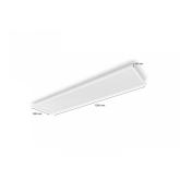 Panou inteligent LED RGB Philips Hue Surimu, Bluetooth, 60W (100W), 4150 lm ,lumina alba si color (2000-6500K), 120x30cm