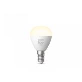 Bec LED inteligent Philips Hue P45, Bluetooth, E14, 5.7W, 470 lm, lumina calda (2700K)