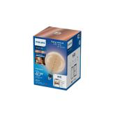 Bec LED inteligent vintage (decorativ) Philips Filament Globe Clear G200, Wi-Fi, Bluetooth, E27, 6.7W (40W), 470 lm, lumina alba (27 00-6500K)