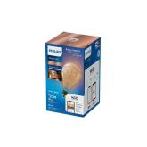 Bec LED inteligent vintage (decorativ) Philips Filament Bulb Amber PS160, Wi-Fi, Bluetooth, E27, 6W (25W), 390 lm, lumina alba (2000-5000K)
