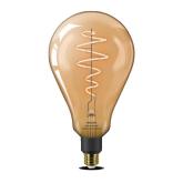 Bec LED inteligent vintage (decorativ) Philips Filament Bulb Amber PS160, Wi-Fi, Bluetooth, E27, 6W (25W), 390 lm, lumina alba (2000-5000K)