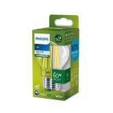 Bec LED Philips Classic A60, Ultra Efficient Light, E27, 4W (60W), 840 lm, lumina neutra (4000K)