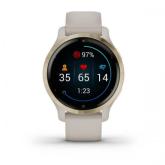 Ceas Smartwatch Garmin Venu 2S, GPS Wi-Fi, Tundra + Champagne