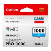 Cartus Cerneala Original Canon Cyan, PFI-1000C, pentru IPF PRO-1000, , incl.TV 0.11 RON, 
