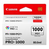 Cartus Cerneala Original Canon Light Grey, PFI-1000PGy, pentru IPF PRO-1000, , incl.TV 0.11 RON, 