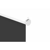 Ecran proiectie manual, perete/tavan, 240 x 240 cm, Blackmount, Format1:1