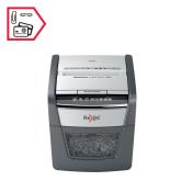 Distrugator automat documente Rexel OPTIMUM  45X ,  45 coli, P4, cross-cut (tip confeti), cos  20 litri, negru-gri, 