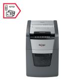 Distrugator automat documente Rexel OPTIMUM  90X ,  90 coli, P4, cross-cut (tip confeti), cos  34 litri, negru-gri, 