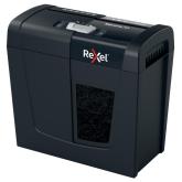 Distrugator manual documente Rexel SECURE   X6,   6 coli, P4, cross-cut (tip confeti), cos  10 litri, negru, 