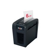 Distrugator manual documente Rexel SECURE   X6 Slim,   6 coli, P4, cross-cut (tip confeti), cos  10 litri, negru, 