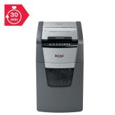 Distrugator automat documente Rexel OPTIMUM 150X , 150 coli, P4, cross-cut (tip confeti), cos  44 litri, negru-gri, 