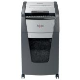 Distrugator automat documente Rexel OPTIMUM 300M , 300 coli, P5, micro-cut (tip particule), cos  60 litri, negru-gri, 