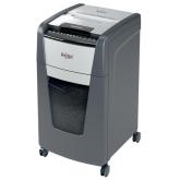 Distrugator automat documente Rexel OPTIMUM 300X , 300 coli, P4, cross-cut (tip confeti), cos  60 litri, negru-gri, 