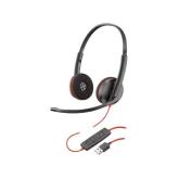 POLY Blackwire C3220 USB-A Stereo Headset Single Unit 