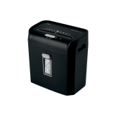 Distrugator manual documente Rexel PROMAX QS  RPX612,   6 coli, P4, cross-cut (tip confeti), cos  12 litri, negru, 