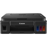 Multifunctional inkjet color CISS Canon G3410, dimensiune A4 (Printare, Copiere, Scanare), viteza 8,8ipm alb-negru, 5ipm color, rezolutie printare 4800x1200 dpi, imprimare fara margini, alimentare hartie 100 coli, scanner CIS rezolutie 600x1200 dpi, copie