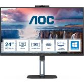 MONITOR AOC 24V5CW/BK 23.8 inch, Panel Type: IPS, Backlight: WLED ,Resolution: 1920 x 1080, Aspect Ratio: 16:9, Refresh Rate:75Hz,Response time GtG: 4 ms, Brightness: 300 cd/m², Contrast (static):1000:1, Contrast (dynamic): 20M:1, Viewing angle: 178/178, 