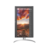 MONITOR LG 27UP85NP-W 27 inch, Panel Type: IPS, DisplayHDR™ 400,Resolution: 3840 x 2160, Aspect Ratio: 16:9, Refresh Rate: 60Hz,Response time GtG: 5 ms, Brightness: 400 cd/m², Contrast (static):1000:1, Contrast (dynamic): 1200:1, Viewing angle: 178º(R/L),