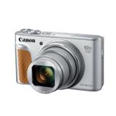 Camera foto Canon PowerShot SX740HS Silver, 20.3 MP, senzor CMOS tip 1/2,3, cu iluminare din spate, 40x Zoom optic, 40x Zoom digital, 3