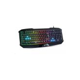 TASTATURA GENIUS gaming USB, multimedia, 104 taste + 10 taste multimedia, iluminare 7 culori, black, 