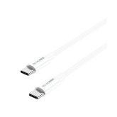 Cablu Date si Incarcare USB Type-C la USB Type-C Blue Power BBX44, 1 m, 5A, Alb  