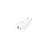 Incarcator Retea USB Blue Power BBN4 Potential, Quick Charge, 20W, 1 X USB - 1 X USB Tip-C, Alb  