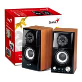 BOXE GENIUS 2.0, RMS: 14W (2 x 7W), black&amp;cherry wood, 