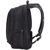 RUCSAC CASE LOGIC, pt. notebook de max. 15.6 inch, 2 compartimente, buzunar frontal x 2 | buzunar lateral x 2, waterproof, nylon, negru, 3205286 