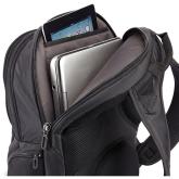 RUCSAC CASE LOGIC, pt. notebook de max. 15.6 inch, 2 compartimente, buzunar frontal x 2 | buzunar lateral x 2, waterproof, nylon, negru, 3205286 