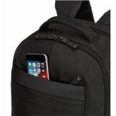 RUCSAC CASE LOGIC, pt. notebook de max. 15.6 inch, 2 compartimente, buzunar frontal x 2 | buzunar lateral x 2, waterproof, nylon, negru, 