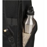 RUCSAC CASE LOGIC, pt. notebook de max. 15.6 inch, 2 compartimente, buzunar frontal x 2 | buzunar lateral x 2, waterproof, nylon, negru, 