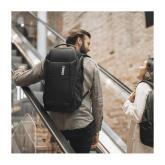 RUCSAC THULE, pt. notebook de max. 15.6 inch, 1 compartiment, buzunar frontal x 3 | buzunar lateral x 2, waterproof, poliester, negru, 