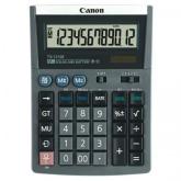 Calculator birou Canon TX-1210E, 12 digiti, display LCD, alimentare solara si baterie, conversie Euro-local, tax.