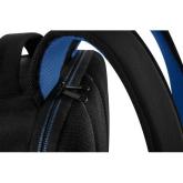 Dell Notebook carrying backpack Essential 15'', Colour: Black reflective printing with bumped up texture, Features: Water bottle holder, water resistant, zippered front pocket, reflective elements, foam padded laptop compartment, Additional Compartments: 