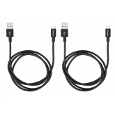 MICRO B USB CABLE SYNC & CHARGE 100CM BLACK + MICRO B USB CABLE SYNC & CHARGE 100CM BLACK 