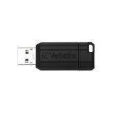 MEMORII USB Verbatim 2.0 PINSTRIPE 128GB BLACK, 