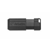 MEMORII USB Verbatim 2.0 PINSTRIPE 128GB BLACK, 