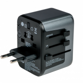 Adaptor universal Verbatim UTA-04, 6-in-1Priza cu USB-C PD si QC, USB-C, 3 x USB-A 