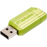 VERBATIM 49964 USB PINSTRIPE 64GB GREEN 